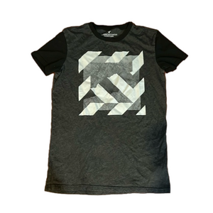 Men’s XS black and grey American eagle graphic tee shirt